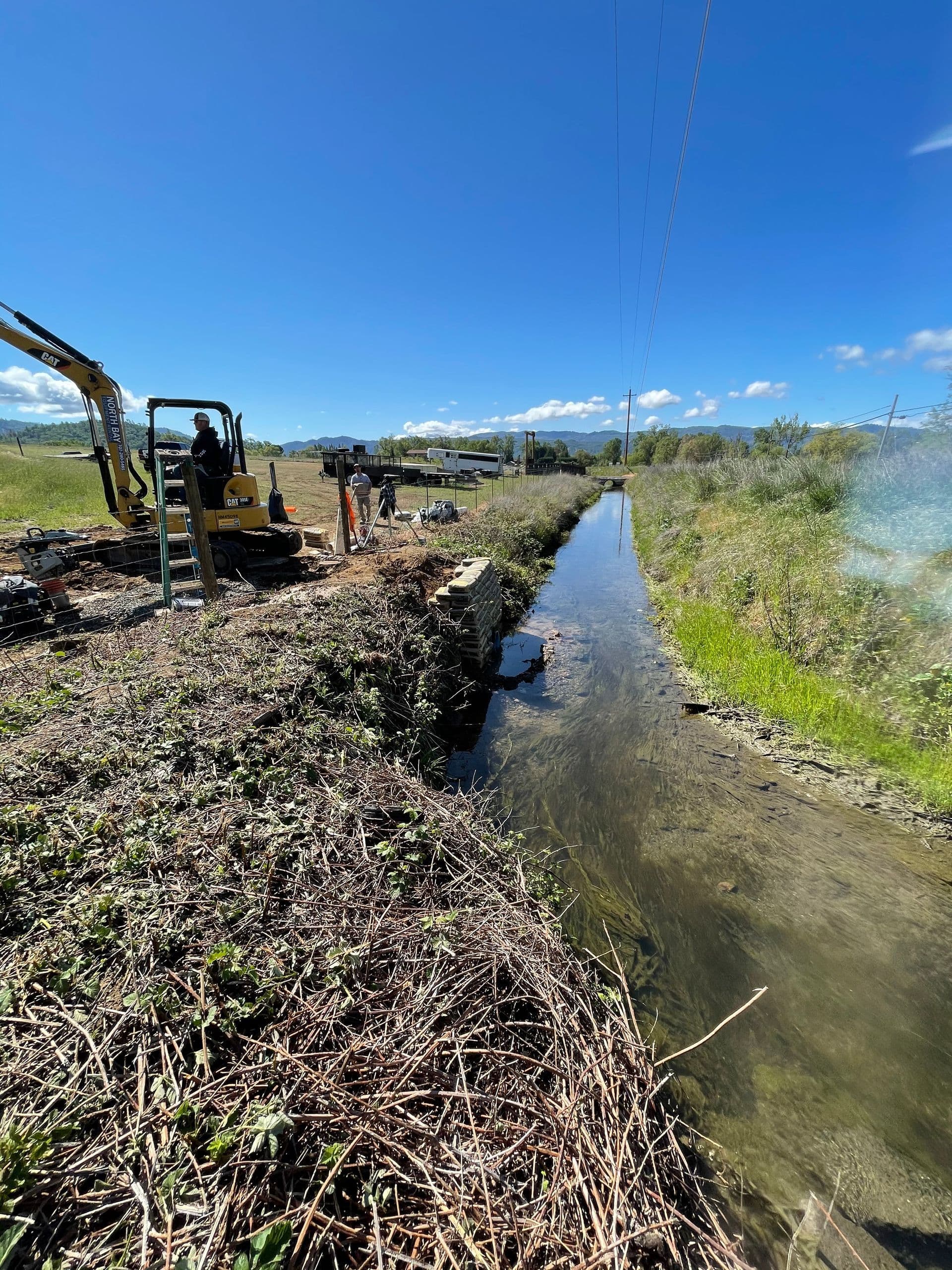 Access road work