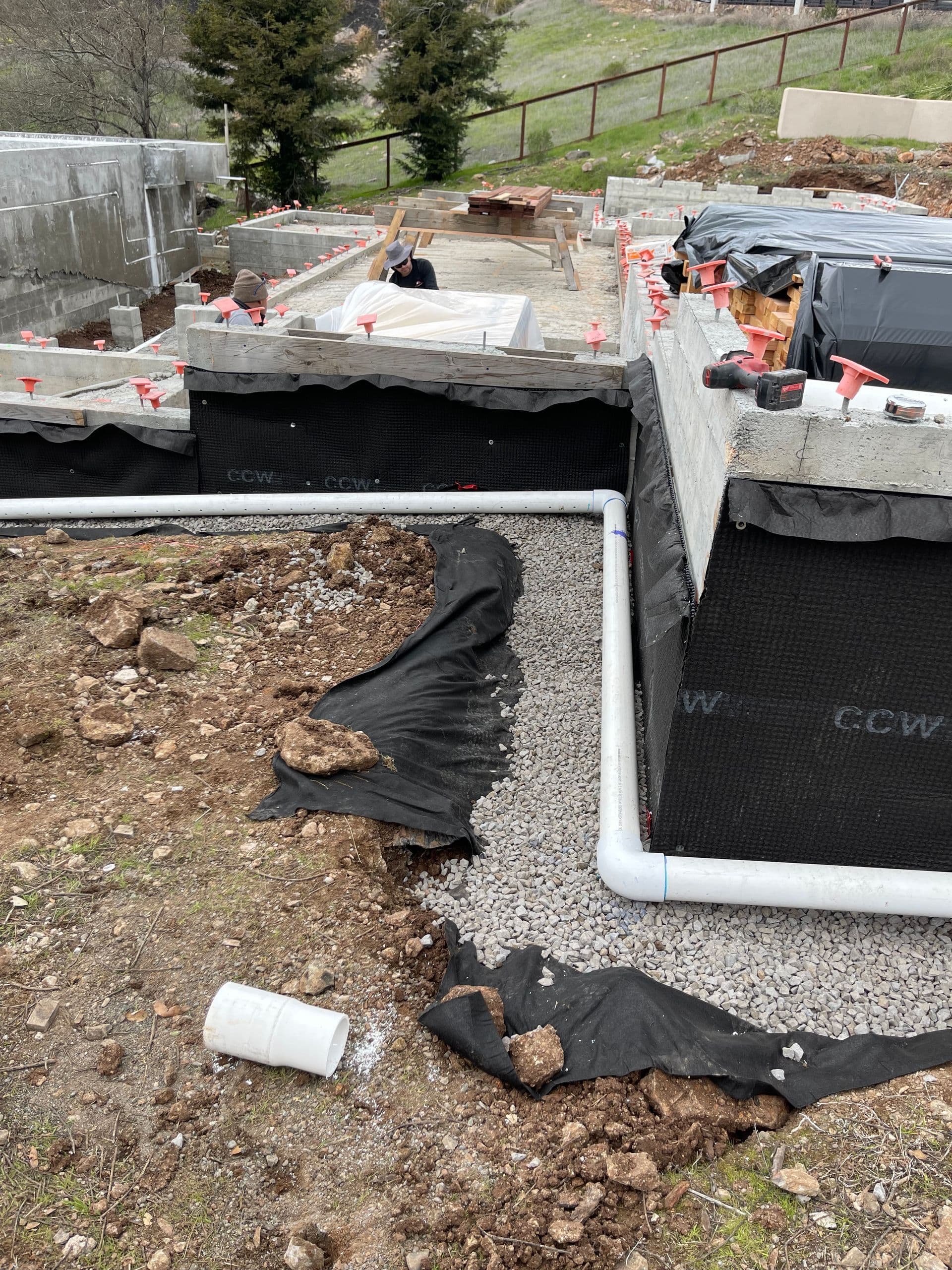 Multiple pipe installation